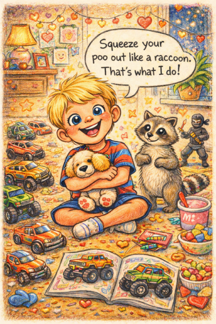 Things my 4-year-old has said to me in the last 24 hours: