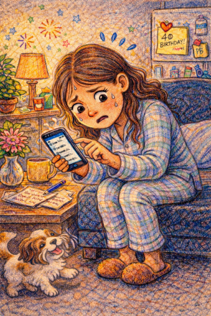 Planning my husband’s birthday has turned me into a low level intelligence operative.