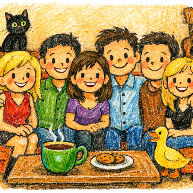 I’ll be there for you, cause you’re there for me too.