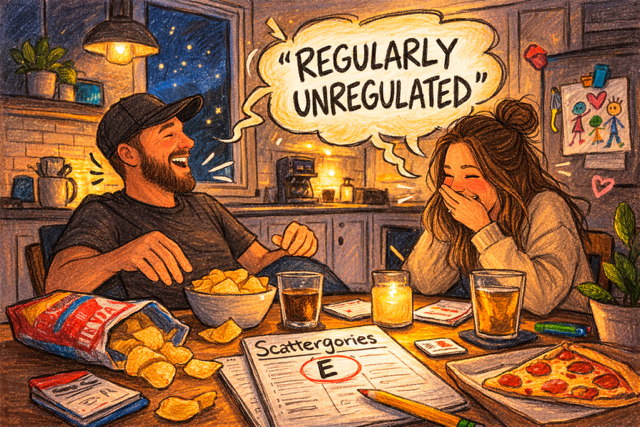 As my husband would say, I am regularly unregulated.